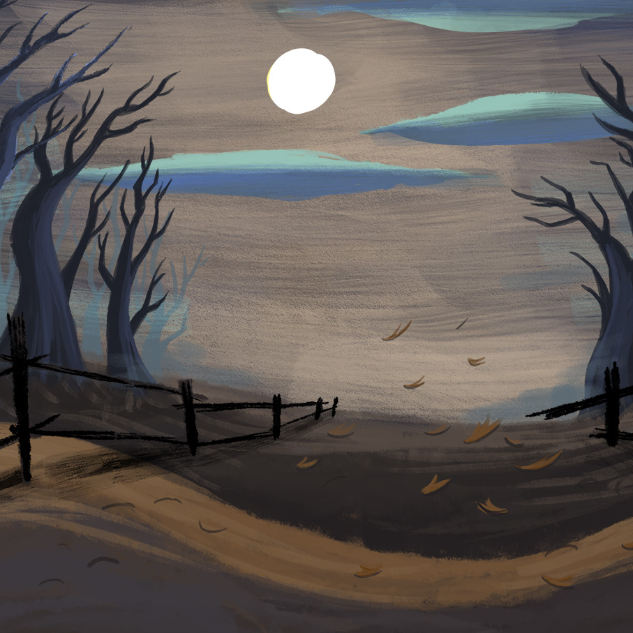 Painting in the style of Mary Blair