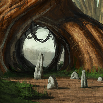 Concept Art - Faerie Temple