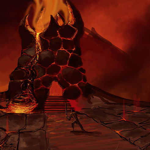Concept Art - Fire Palace